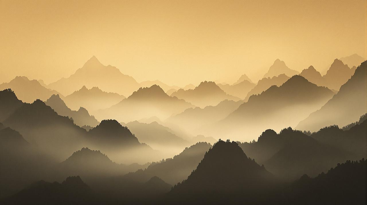 哔咔动漫 - 国风山水墨韵背景